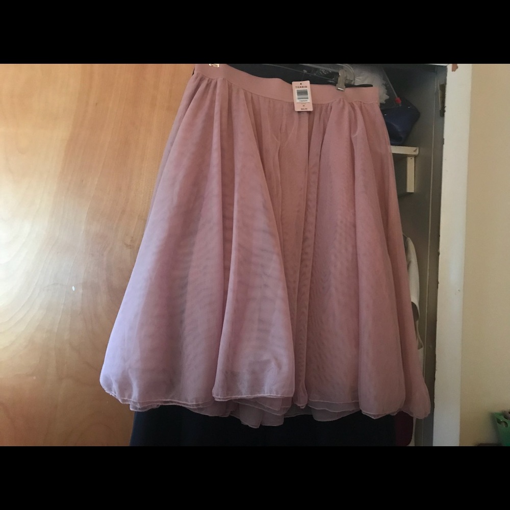 Torrid 00 Blush Tulle Skirt